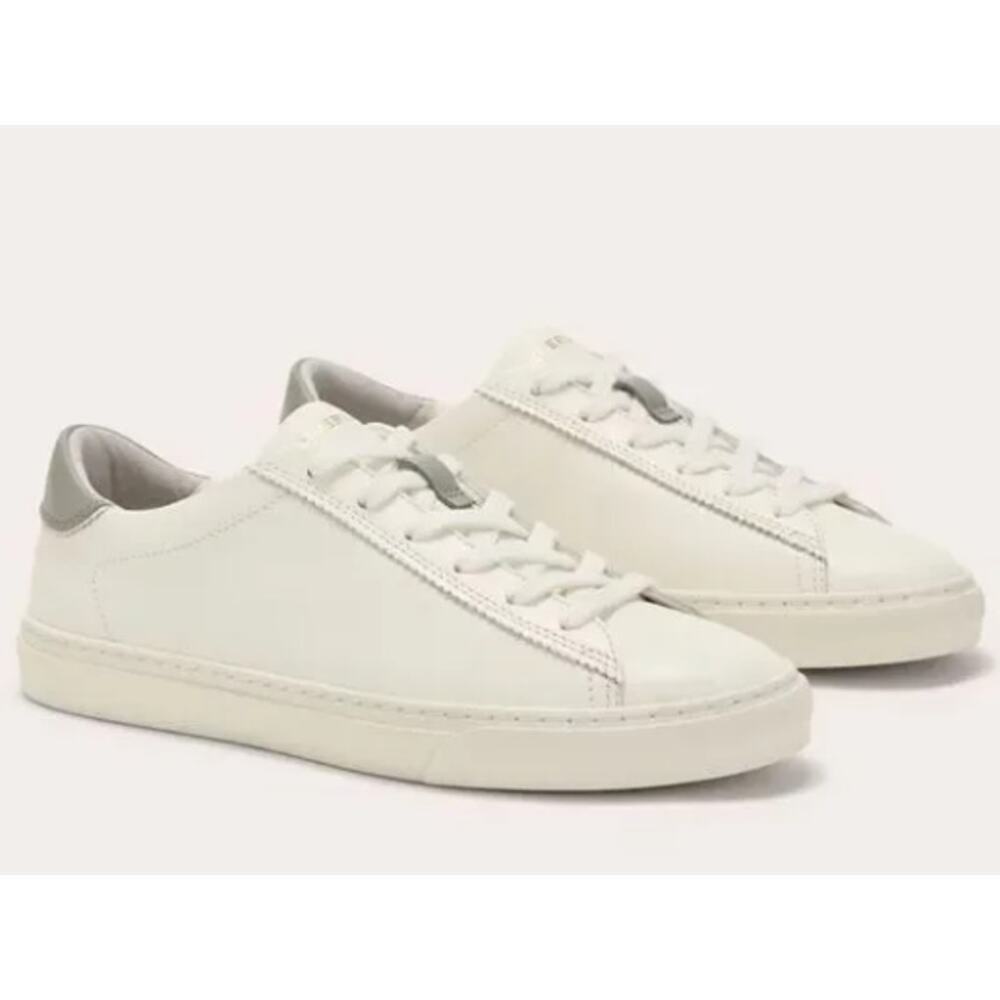Everlane The Day Sneaker White W/ Blueish Gray Womens Size 9.5 Nwob